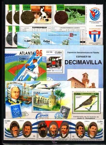 Sellos: CUBA/KUBA 1996, A&Ntilde;O COMPLETO USADO - Foto 3