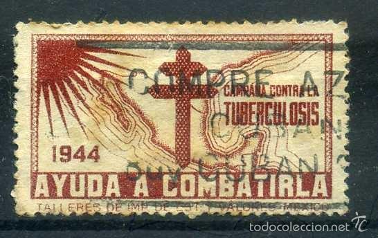 Sellos: cuba, 1944, ayuda a combatir la tuberculosis - Foto 1