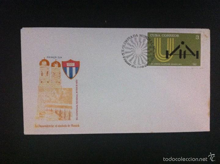 Briefmarken: 2 CARTAS XX OLIMPIADA MUNDIAL EN MUNICH 1972