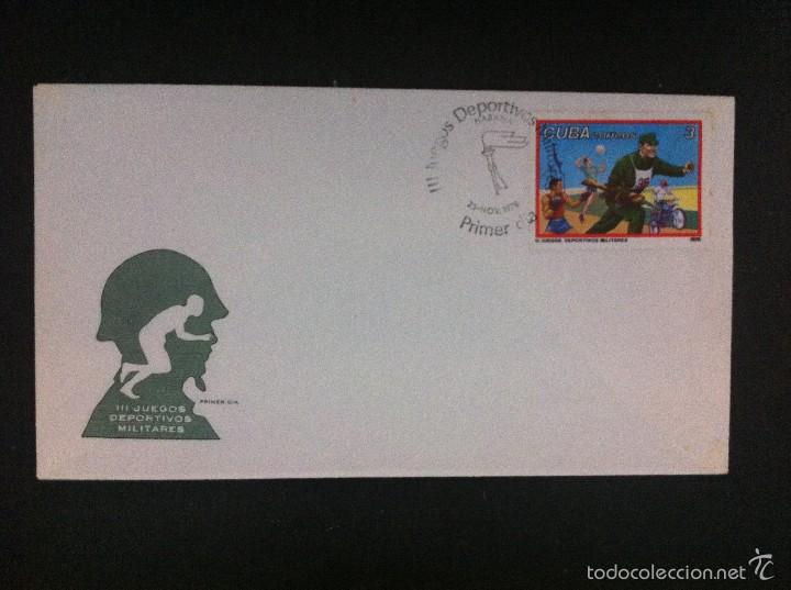 Briefmarken: CARTA III JUEGOS DEPORTIVOS MILITARES 1976 PRIMER DIA