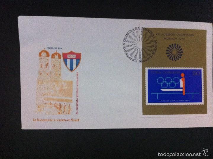 Briefmarken: CARTA XX JUEGOS OLIMPICOS EN MUNICH 1972 PRIMER DIA