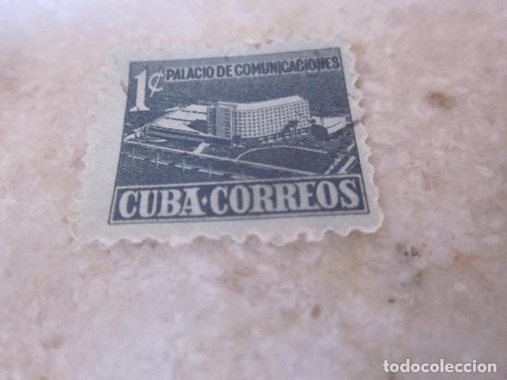 Sellos: SELLO CUBA 1 CENTAVO PALACIO DE COMUNICACIONES - Foto 1