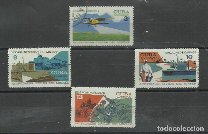 Sellos: CUBA SERIE COMPLETA MATASELLADA DE 1968 - Foto 1