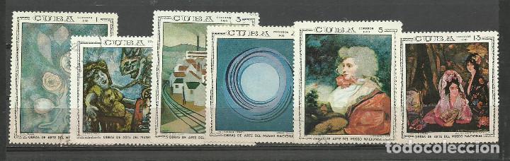 Sellos: CUBA SERIE COMPLETA MATASELLADA DE 1969 - Foto 1