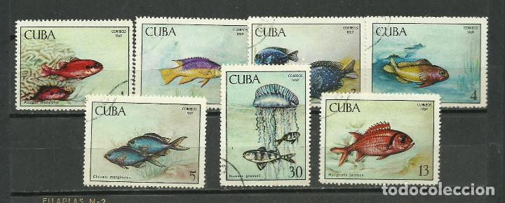 Sellos: CUBA SERIE COMPLETA MATASELLADA DE 1969 - Foto 1