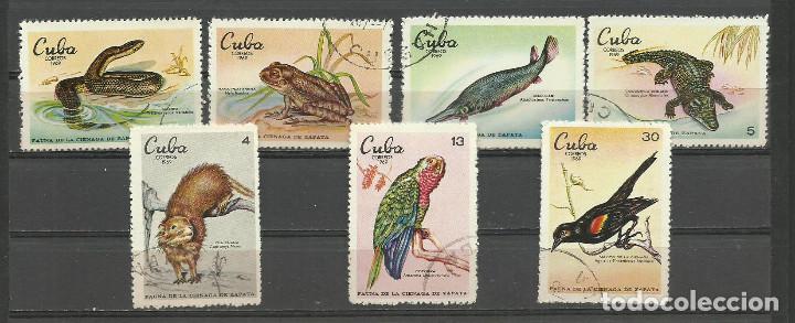 Sellos: CUBA SERIE COMPLETA MATASELLADA DE 1969 - Foto 1