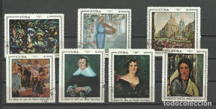 Sellos: CUBA SERIE COMPLETA MATASELLADA DE 1970 - Foto 1