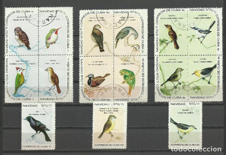 Sellos: CUBA SERIE COMPLETA MATASELLADA DE 1970 - Foto 1