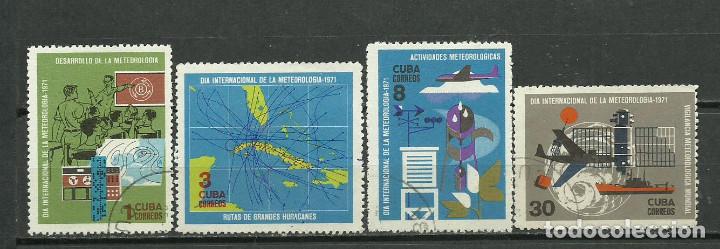 Sellos: CUBA SERIE COMPLETA MATASELLADA DE 1971 - Foto 1