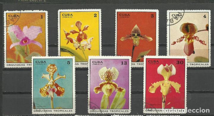 Sellos: CUBA SERIE COMPLETA MATASELLADA DE 1971 - Foto 1
