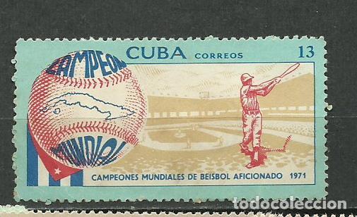 Sellos: CUBA SERIE COMPLETA MATASELLADA DE 1971 - Foto 1