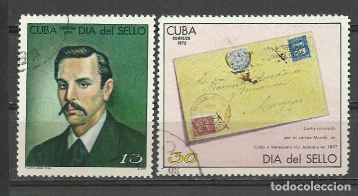 Sellos: CUBA SERIE COMPLETA MATASELLADA DE 1972 - Foto 1