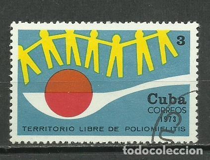 Sellos: CUBA SERIE COMPLETA MATASELLADA DE 1973 - Foto 1
