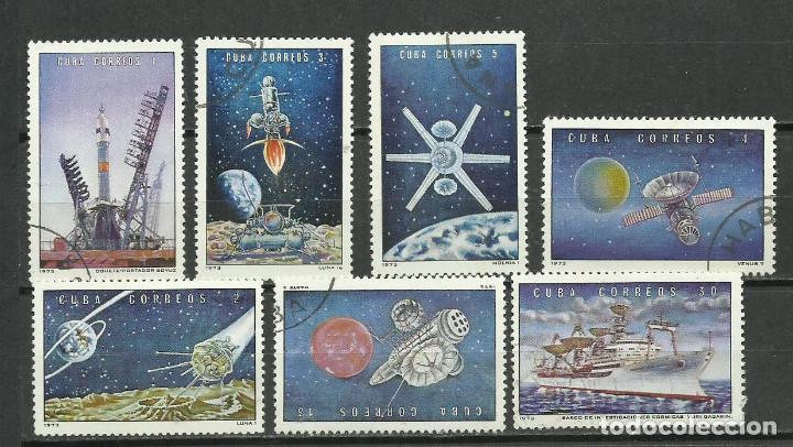 Sellos: CUBA SERIE COMPLETA MATASELLADA DE 1973 - Foto 1