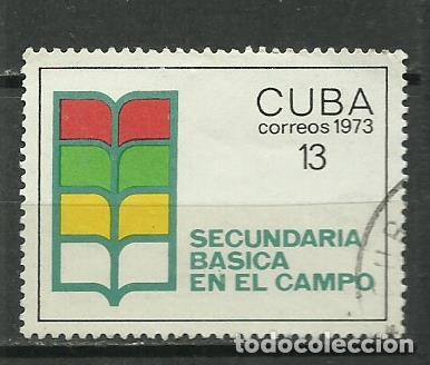 Sellos: CUBA SERIE COMPLETA MATASELLADA DE 1973 - Foto 1