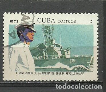 Sellos: CUBA SERIE COMPLETA MATASELLADA DE 1973 - Foto 1