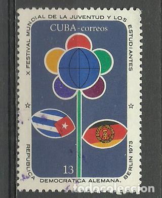 Sellos: CUBA SERIE COMPLETA MATASELLADA DE 1973 - Foto 1