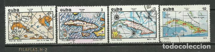 Sellos: CUBA SERIE COMPLETA MATASELLADA DE 1973 - Foto 1