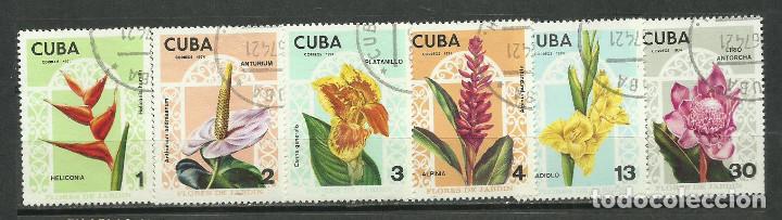 Sellos: CUBA SERIE COMPLETA MATASELLADA DE 1974 - Foto 1