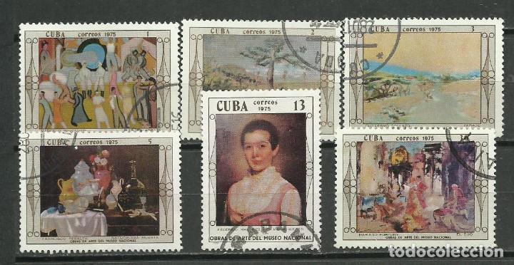 Sellos: CUBA SERIE COMPLETA MATASELLADA DE 1975 - Foto 1