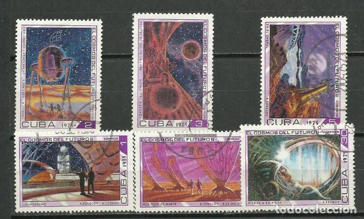 Sellos: CUBA SERIE COMPLETA MATASELLADA DE 1975 - Foto 1