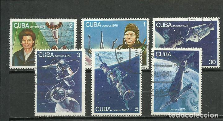 Sellos: CUBA SERIE COMPLETA MATASELLADA DE 1976 - Foto 1