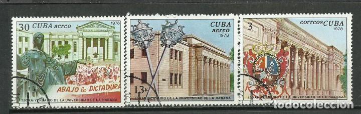 Sellos: CUBA SERIE COMPLETA MATASELLADA DE 1978 - Foto 1