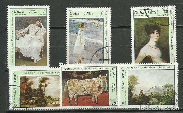 Sellos: CUBA SERIE COMPLETA MATASELLADA DE 1978 - Foto 1