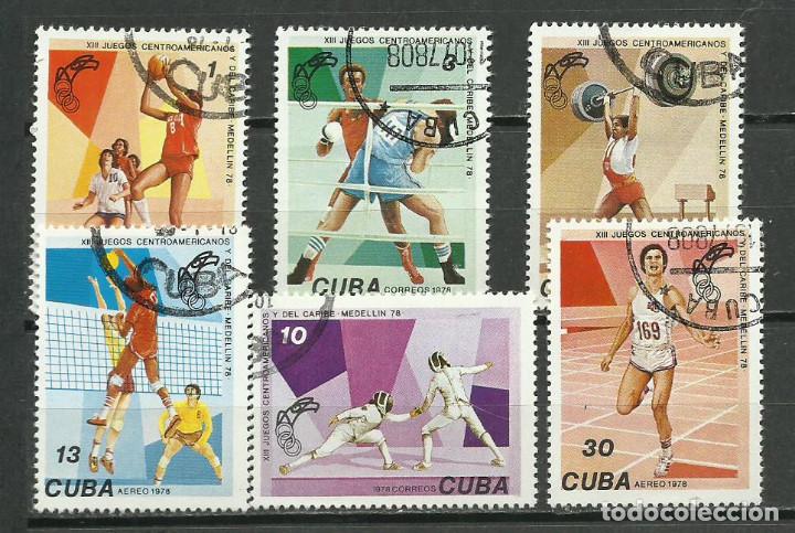 Sellos: CUBA SERIE COMPLETA MATASELLADA DE 1978 - Foto 1