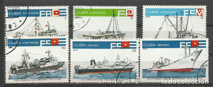 Sellos: CUBA SERIE COMPLETA MATASELLADA DE 1978 - Foto 1