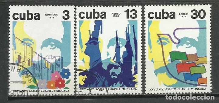 Sellos: CUBA SERIE COMPLETA MATASELLADA DE 1978 - Foto 1