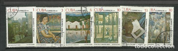 Sellos: CUBA SERIE COMPLETA MATASELLADA DE 1979 - Foto 1