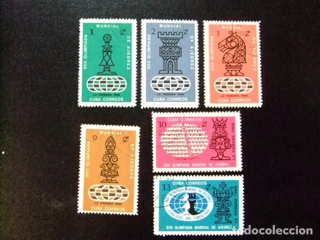 Cuba 1966 17 Olimpiada Mundial De Ajedrez En L Buy Old Stamps Of Cuba At Todocoleccion