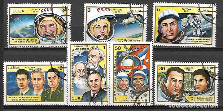 Timbres: SERIE COMPLETA CIRCULADA 1981