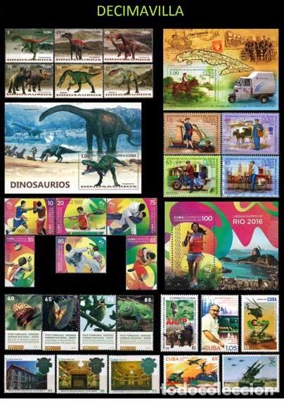 Sellos: CUBA/KUBA, 2016, A&Ntilde;O USADO Y COMPLETO - Foto 2
