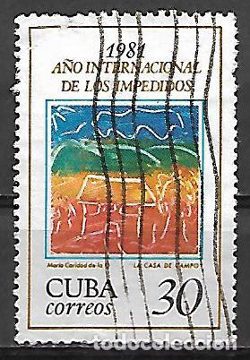 Sellos: CUBA SERIE COMPLETA MATASELLADA DE 1981 - Foto 1