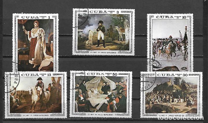 Sellos: CUBA SERIE COMPLETA MATASELLADA DE 1982 - Foto 1