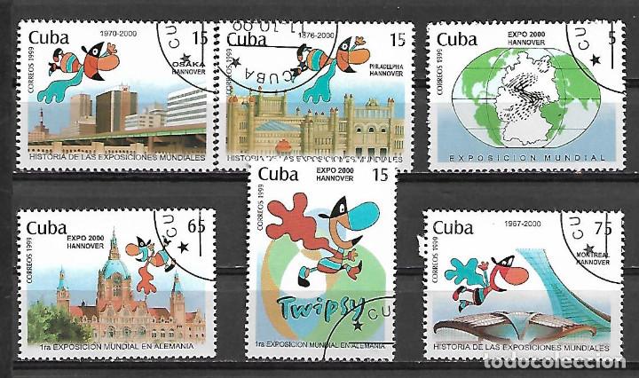Sellos: CUBA SERIE COMPLETA MATASELLADA DE 2000 - Foto 1