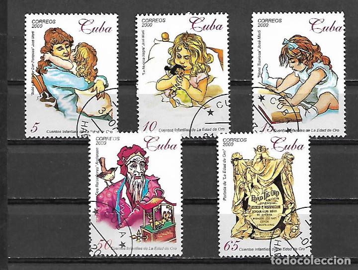 Sellos: CUBA SERIE COMPLETA MATASELLADA DE 2000 - Foto 1