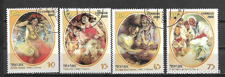 Sellos: CUBA SERIE COMPLETA MATASELLADA DE 1982 - Foto 1