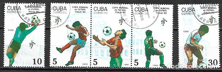 Sellos: CUBA SELLOS DE LA SERIE DE 1990 - Foto 1