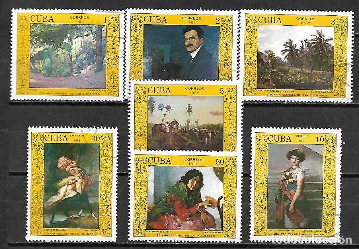 Sellos: CUBA SERIE COMPLETA DE 1988 - Foto 1