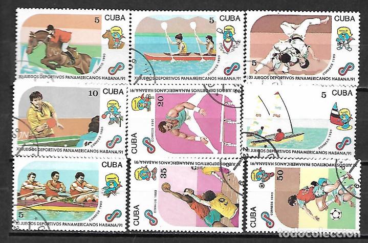 Sellos: CUBA SELLOS DE LA SERIE  DE 1990 - Foto 1