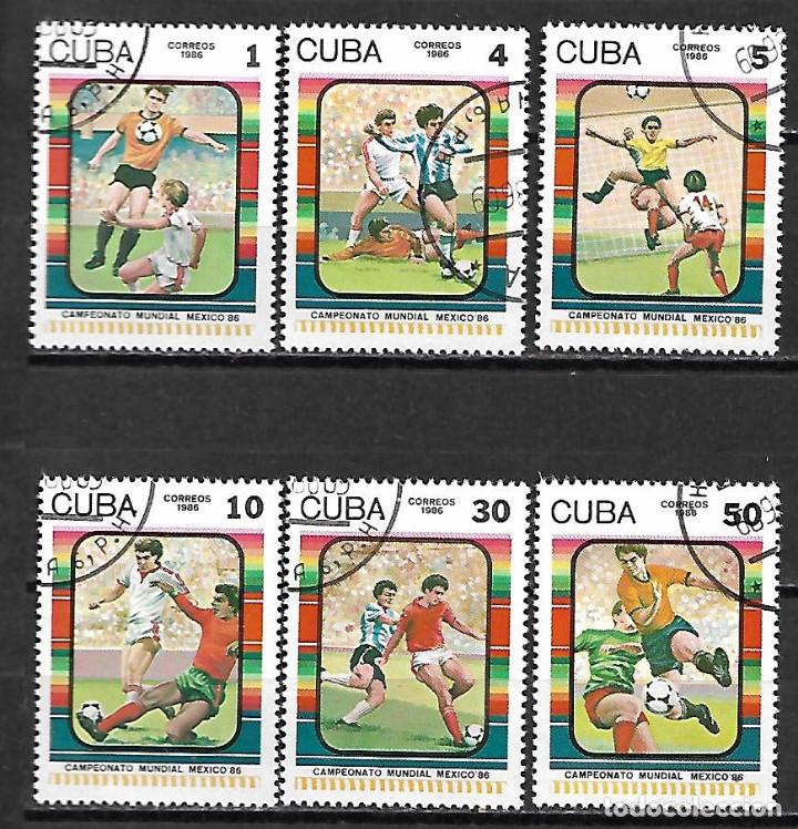 Sellos: CUBA SERIE COMPLETA DE 1986 - Foto 1