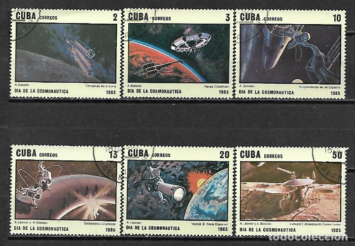 Sellos: CUBA SERIE COMPLETA MATASELLADA DE 1985 - Foto 1