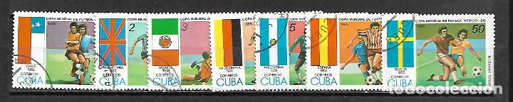 Sellos: CUBA SERIE COMPLETA MATASELLADA DE 1985 - Foto 1