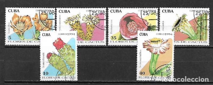 Sellos: CUBA SERIE COMPLETA MATASELLADA DE 1994 - Foto 1