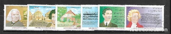 Sellos: CUBA SERIE COMPLETA MATASELLADA DE 1997 - Foto 1