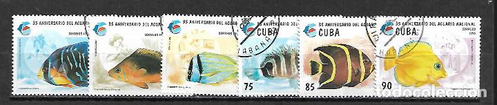 Sellos: CUBA SERIE COMPLETA MATASELLADA DE 1995 - Foto 1