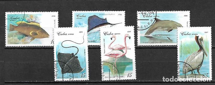 Sellos: CUBA SERIE COMPLETA MATASELLADA DE 1994 - Foto 1
